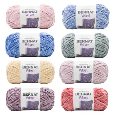 Craft County Velvet Yarn - Super Soft Size 5 Bulky Polyester Cord - 315 Yards • $27.79