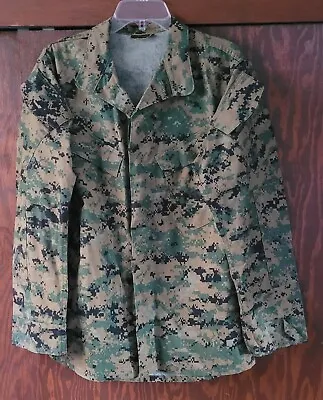 Us Marines Usmc Woodland Marpat Camouflage Camo Shirt/blouse Mccuu Sr Excellent! • $25.99
