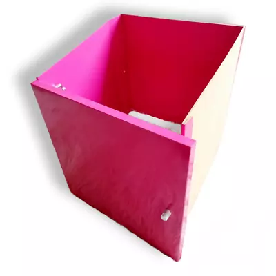 $29.76 • Buy IKEA Expedit / Kallax Insert With Door High Gloss Hot Pink Kallax Cube 33 X 33cm