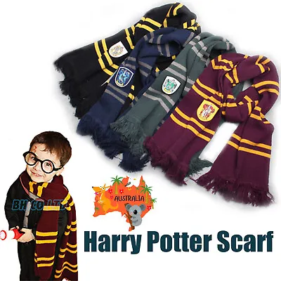 $4.49 • Buy Book Week Harry Potter Gryffindor Slytherin Ravenclaw Scarf Costume Cosplay Part