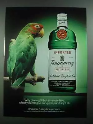 1988 Tanqueray Gin Ad - Why Give A Gift That Says Very Little • £19.29