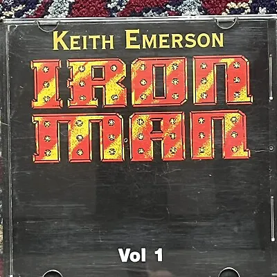 KEITH EMERSON SIGNED Net Event 51/1000 Iron Man Vol 1 Cd 2002 Mega Rare COMP • £375