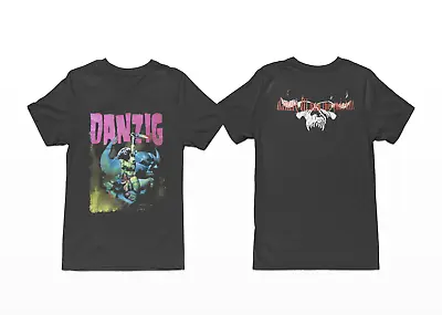 Danzig Rock 1992 Album Concert Tour 2 Sided 90s Vintage Graphic T-Shirt 101560 • $9.91