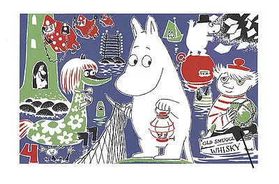 Moomin Poster Moomintroll 4 Tove Jansson 24 X 30 Cm • $14.45