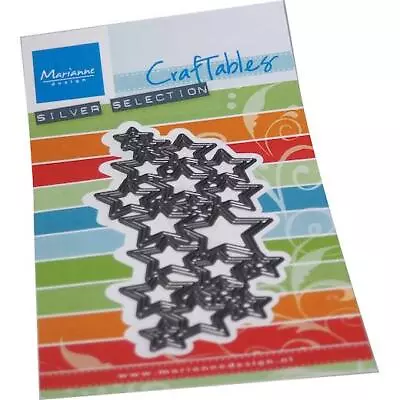 Marianne Design Craftables Cutting Die - Art Texture Stars CR1559 • £5.99