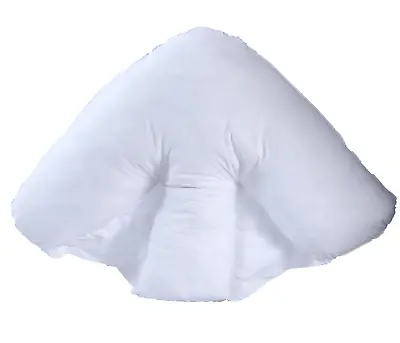 Batwing Pillow Hollowfibre Filled Orthopaedic Pillow Support For Neck&Back Pain • £9.99