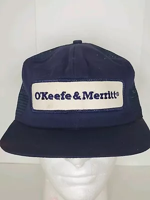 Vintage O'Keefe & Merritt Stove Gas Range Patch Snapback Hat Cap K Products USA • $33.14