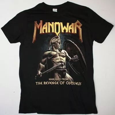 Manowar Highlights From The Revenge Of Odysseus New Black T-shirt • $23.99