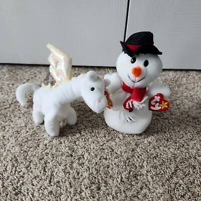 Ty Beanie Baby Bundle - Mythical Magic And Snowball • $18.95