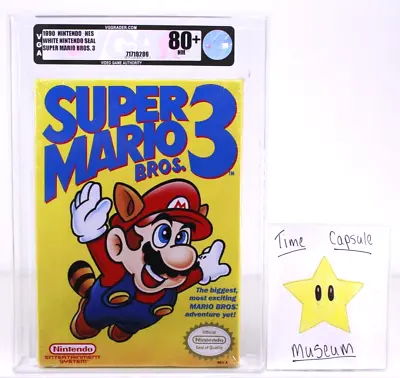 Super Mario Bros 3 SMB3 NES Nintendo New Factory Sealed VGA Graded 80+ NIB • $2499.99