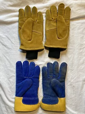 Lot Of 2 RefrigiWear Leather Insulated Gloves 22 X-large Cold Weather • $14.50