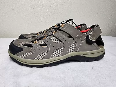 MOSSIMO Men's Sandals Hiking Leather Green  Trail Sport Closed Toe Size 11 • $19.99