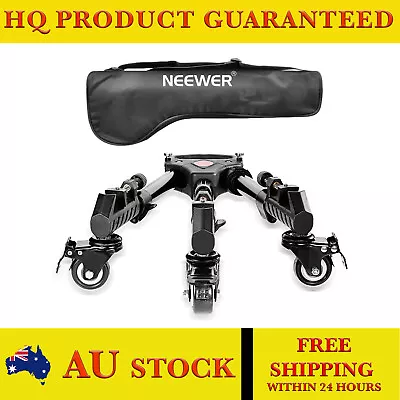 Professional Heavy Duty Tripod Dolly With Rubber Wheels And Adjustable LegS • $115.90
