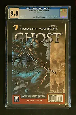 Call Of Duty - Modern Warfare 2 Ghost 1B CGC 9.8 Jim Lee Cover - Free Shipping • $349.99