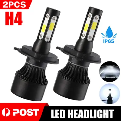 H4 9003 2000W 300000LM 4 SIDE LED Headlight Kit Lamp Bulbs Globes High Low Beam  • $15.50