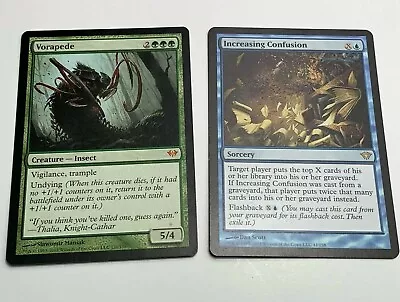 Vorapede Mythic & Increasing Confusion Rare Dark Ascension MTG Magic Cards • $13.49