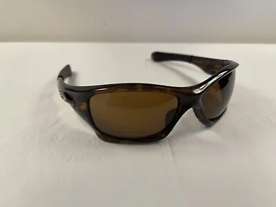 $99 • Buy Oakley PitBull Mens Sunglasses 9127-01 Brown Tortoise/Brown Rare