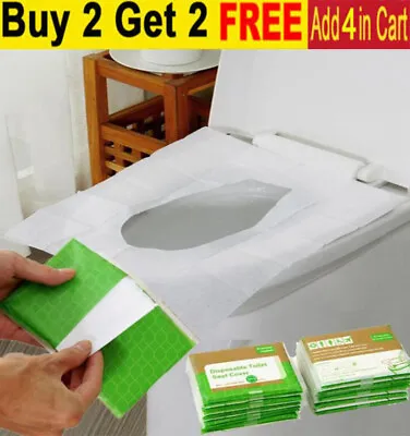 £4.48 • Buy Disposable Hygienic Flushable Paper Toilet Seat Cover Health Covers NEW
