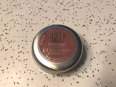 L’Occitane Neroli Rose  Solid Perfume Concrete De Parfum Vintage New In Tin Case • $50