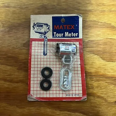 Matex Tour Meter Cyclometer Mileage Counter For 20  Wheels Vintage Nos • $19.99