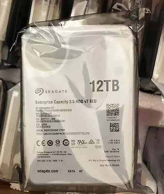 Seagate 12TB Enterprise ST12000NM0127 7.2K 6G HDD SED SATA Hard Drive • £119.95