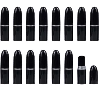 Bullet Design Empty Lipstick Tube Lip Palm Bottle  Container Lot-15pcs NEW • $15.99