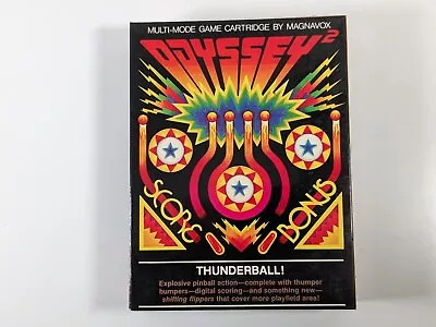 Thunderball (Magnavox Odyssey 2) Complete In Box CIB - Combined Shipping • $7.99