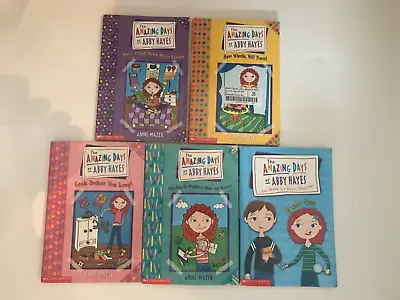 $12.95 • Buy Lot Of 5 The Amazing Days Of Abby Hayes Books By Anne Mazer 1 4 5 6 7