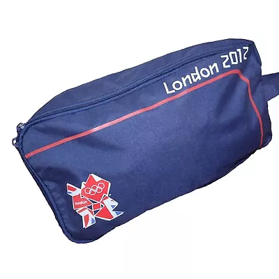 London 2012 Olympic Games Boot Bag Navy Blue Olympics Mint Shoe Trainer Sports • £7.95