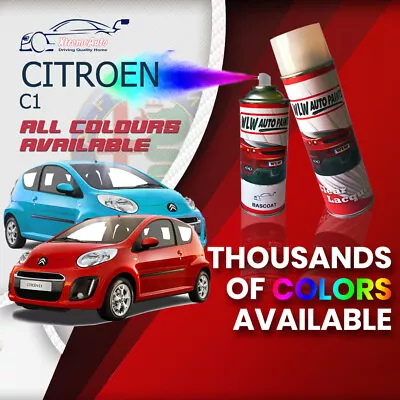 For Citroen C1 2004-2014 Premium StoneChip Aerosol TouchUp Paint All Colours • £27.99