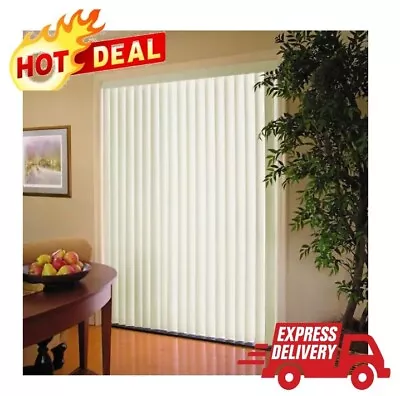 Alabaster Light Filtering 3.5 In. Vertical Blind Kit For Sliding Door Or Window • $51.89