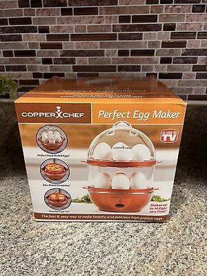 Copper Chef Perfect Egg Maker As Seen On TV Hard Boiled - Omelettes- Poached New • $24.95