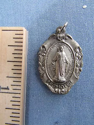 Vintage Miraculous Mary  Religious Medal • $9.99
