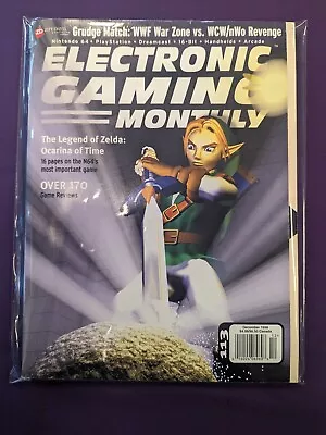 Legend Of Zelda Ocarina Of Time N64 - Electronic Gaming Monthly 113 DEC 1998 VGC • $120