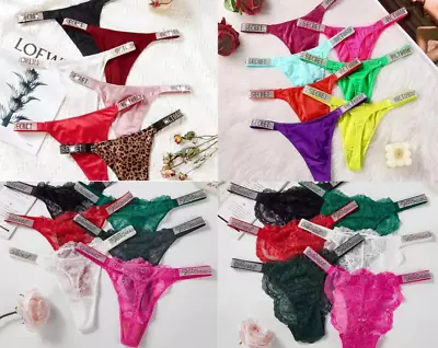 Victoria Secret VERY SEXY  Shine Strap Lace Or  Brazilian Panty Or Thong Panty • $14.95