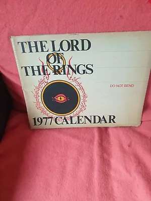 The Lord Of The Rings 1977 Spiral Bound Calendar In Original Sleeve  • £10