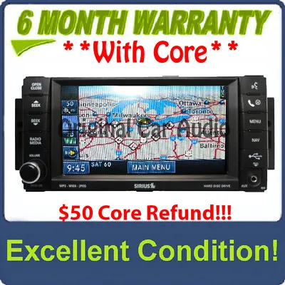 CHRYSLER DODGE JEEP MyGig GPS Navigation Sirius Radio CD DVD MP3 Player RER OEM • $425.70