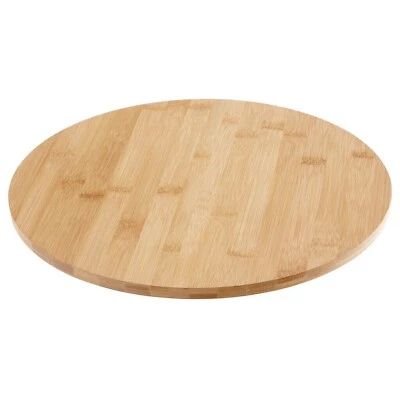 £13.99 • Buy Bamboo Rotating Serving Platter Tray Round Wooden Lazy Susan Turntable Snack