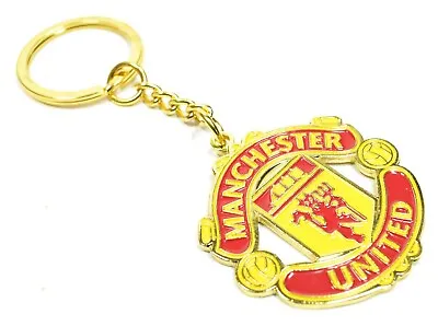 Manchester United Fc Keyring Crest Car Keychain Key Ring Gift Mufc • £5.50