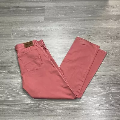 Polo Ralph Lauren Jeans Men 35X32 Regular Fit Pink 5 Pocket Lightweight Denim • $22.49