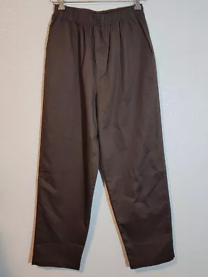 Cabin Creek Pull On Trousers Pants Womens 10 Relaxed Tapered Elastic Waist Brown • $12.99