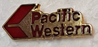 Vintage Pre 1987 Lapel Pin Pacific Western Airlines Of Canada • $3.66