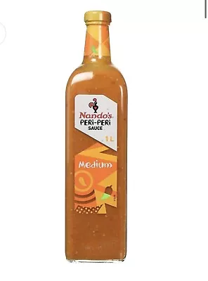 Nando's Peri Peri Sauce Medium 1 Litre Bottle • £12.49