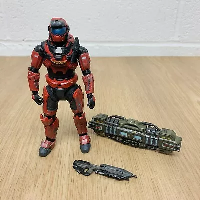 Mcfarlane Toys Halo Reach Invasion Red Spartan Grenadier 5.5  Action Figure • £24.95