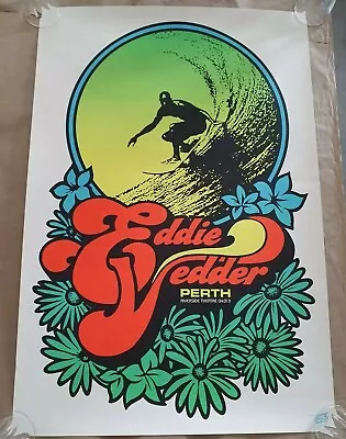 Eddie Vedder Perth 2011 Poster Ames Bros Pearl Jam • $495