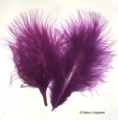 Quality Marabou Feathers PLUM PURPLE Fluffy 3-8  L  7 Grams Approx 35 Ct • $3.15