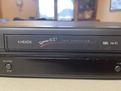 Mitsubishi HS-G10 VHS VCR Player Tape Recorder 4 Head HiFi Stereo Vintage Work. • $39