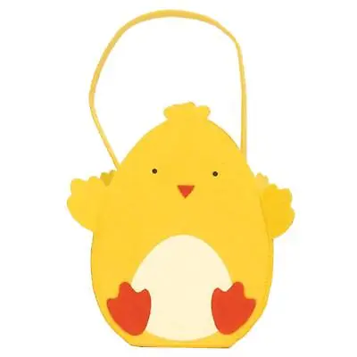 £3.99 • Buy Easter Baskets, Buckets, Accessories - Felt Chick Bag - Yellow