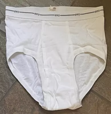 424 Men's BVD Size 30 White Tighty White Cotton Brief  NWOT Vintage • $22.95