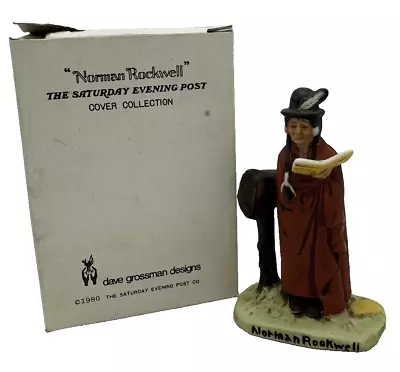 Norman Rockwell See America First Figurine 1980 Saturday Evening Post NR-217 • $19.99